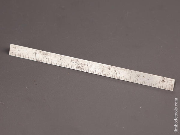 DARLING, BROWN & SHARPE Six inch Solid Steel Triangular Scale - 82597