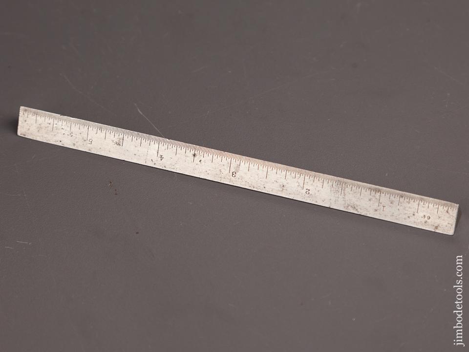 DARLING, BROWN & SHARPE Six inch Solid Steel Triangular Scale - 82597