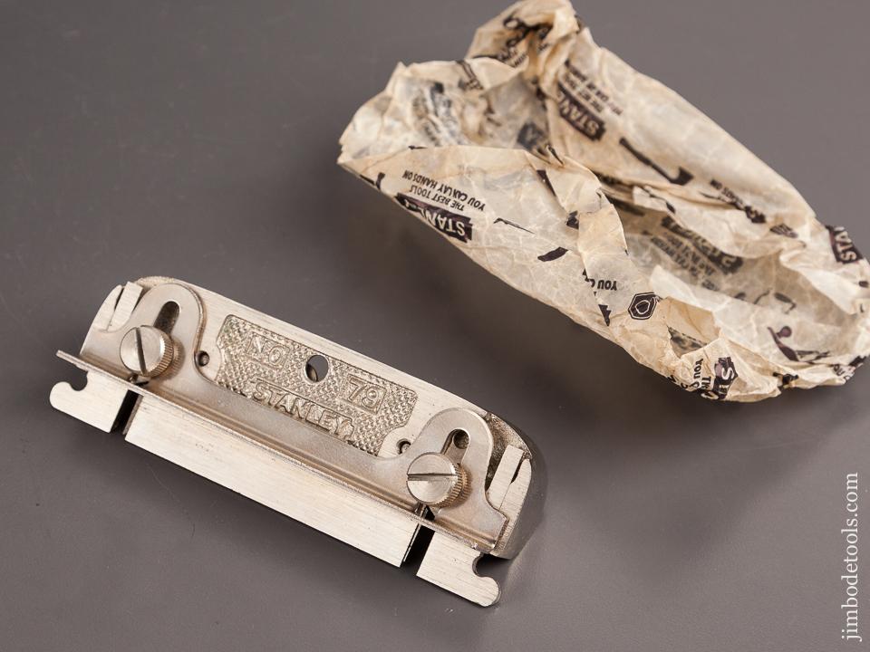 STANLEY No. 79 Side Rabbet Plane MINT with Original Wrapper - 82633