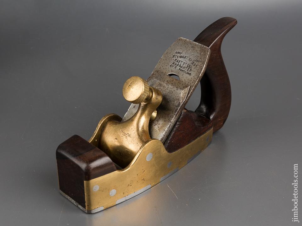 RARE Gunmetal Side Steel Sole SPIERS Handled Smooth Plane - 82637