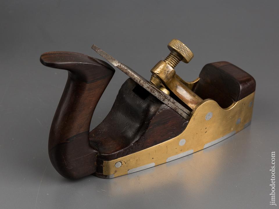 RARE Gunmetal Side Steel Sole SPIERS Handled Smooth Plane - 82637