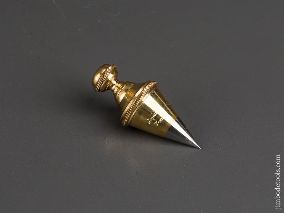 Three inch 5 1/4 ounce Brass & Steel Plumb Bob - 82668