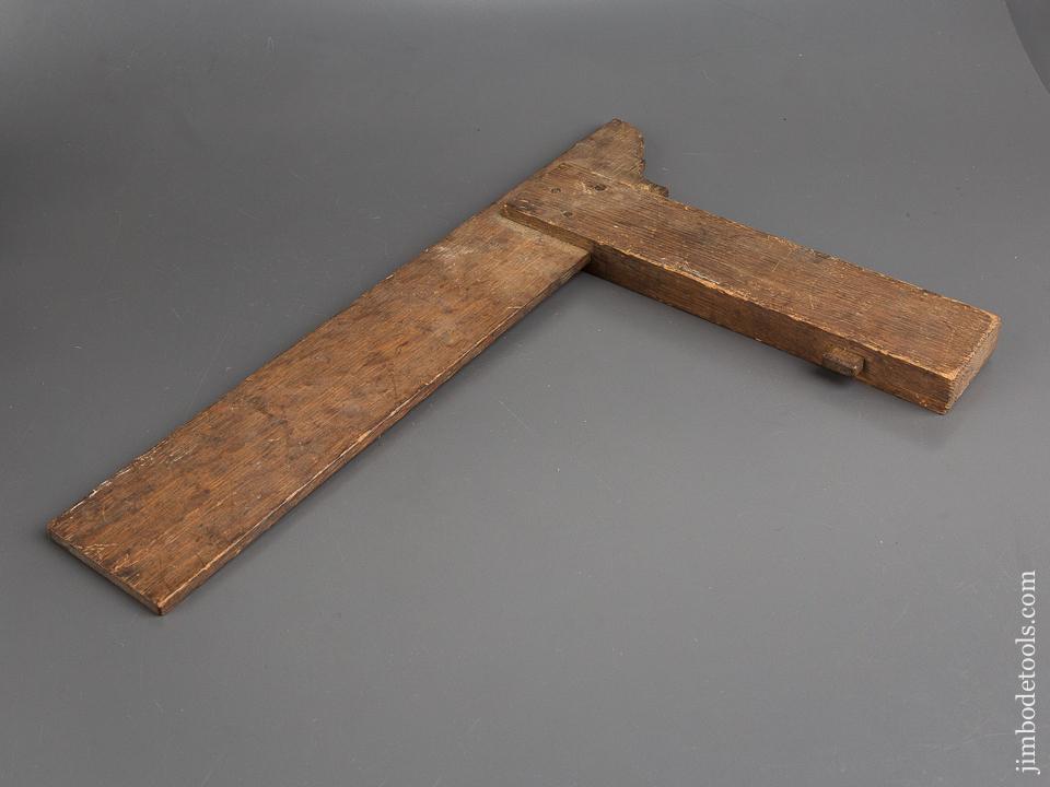 18th Century 12 inch Wooden Try Square - 82686