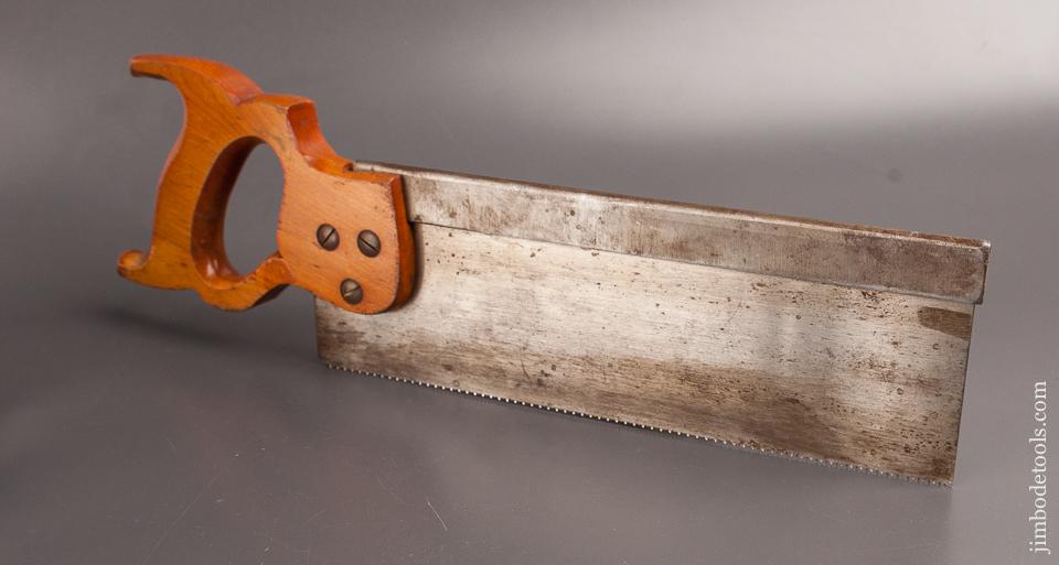 13 point 12 inch Crosscut DISSTON No. 4 Back Saw NEW OLD STOCK - 82688