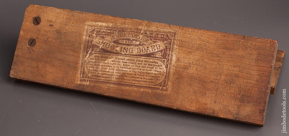 Awesome Early Miniature Shooting Board with Original Label! 82094U
