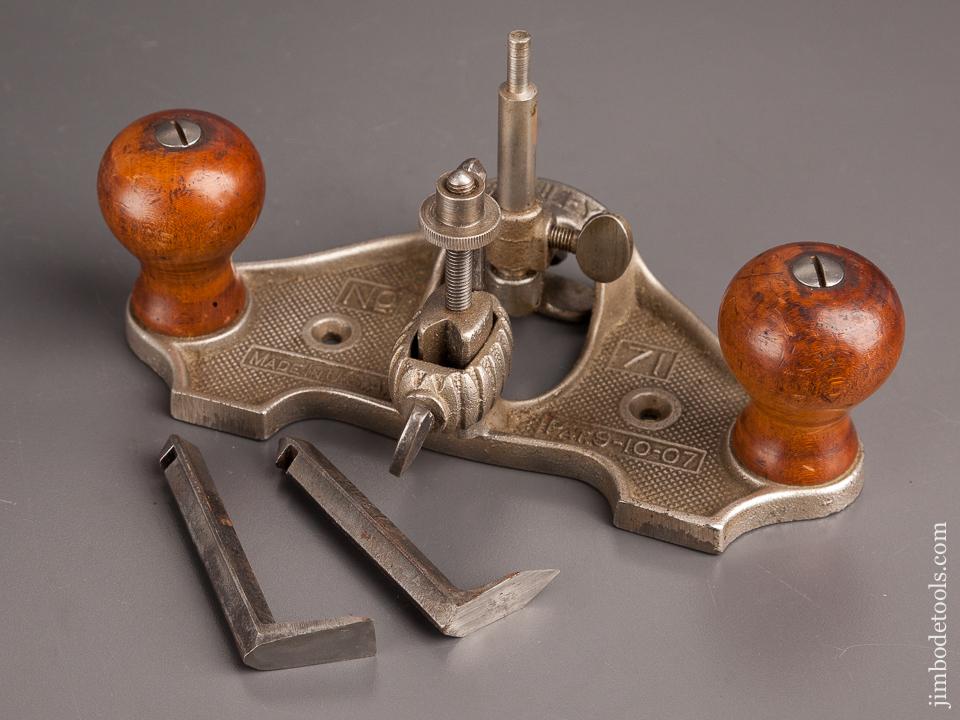 STANLEY No. 71 Router Plane 100% COMPLETE - 82701