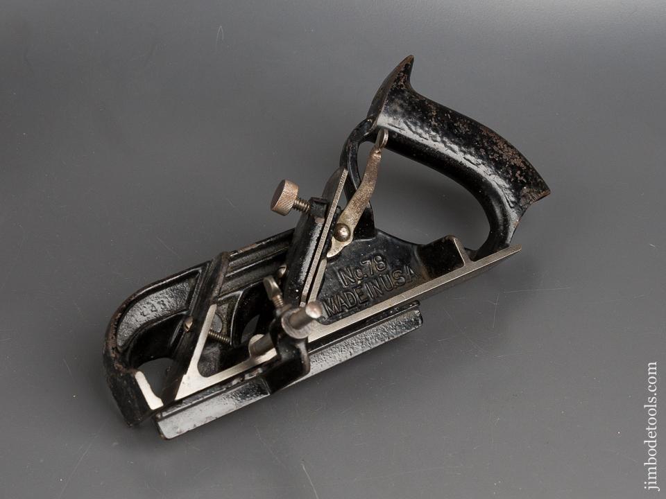 STANLEY No. 78 Duplex, Rabbet, and Filletster Plane - 82702