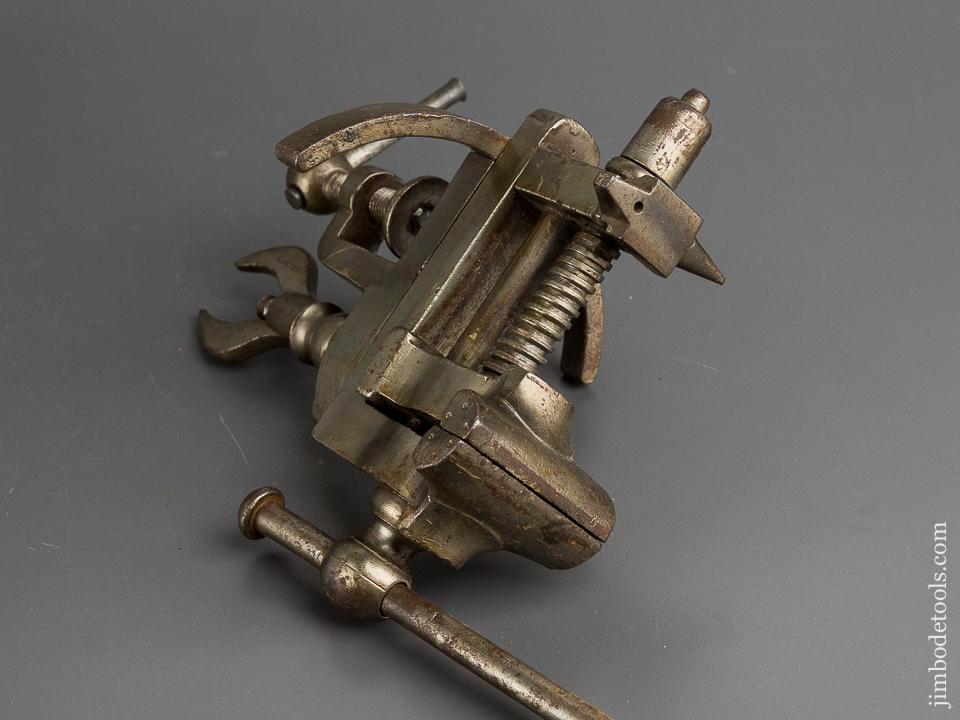 Fancy Victorian Swivel Vise with 2 3/8 inch Jaws GORGEOUS! - 82703