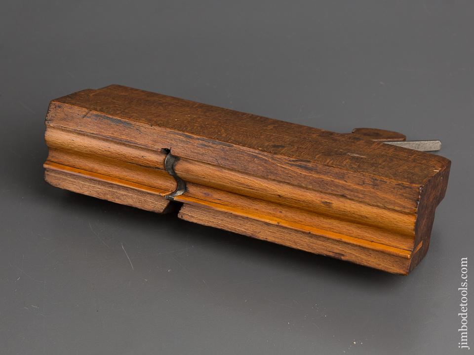Two inch Wide WILCOCK MANCHESTER Complex Moulding Plane circa 1852-74 GOOD+ - 82714