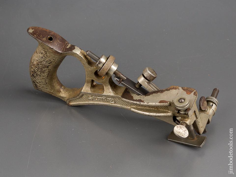 Rare! STANLEY  No. 196 Curved Rabbet Plane COMPLETE & FLAWLESS! - 82737