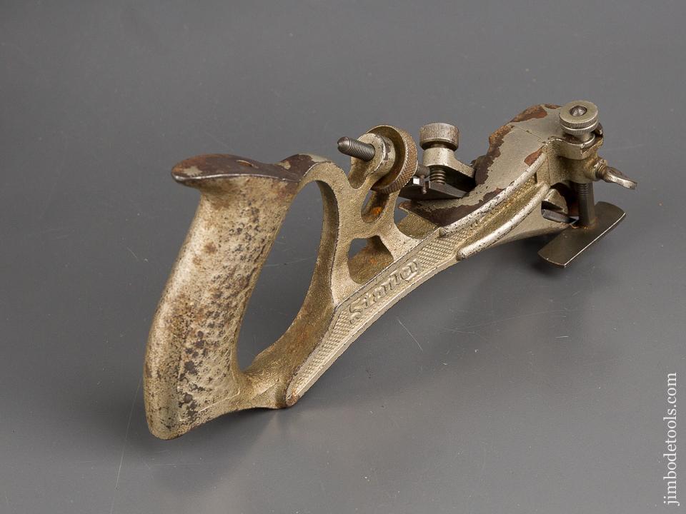 Rare! STANLEY  No. 196 Curved Rabbet Plane COMPLETE & FLAWLESS! - 82737