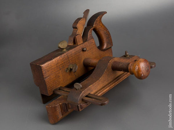 Crisp! SOLON RUST Patent March 31, 1868 Plow Plane LIKE NEW! - 82739U