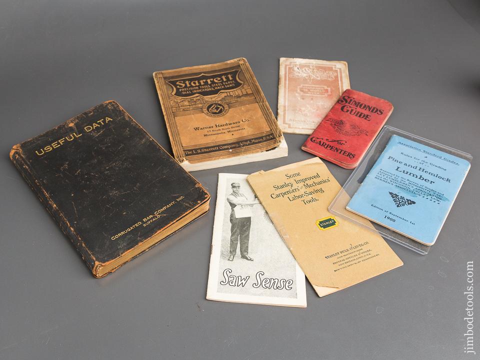 Books:  Seven Original Vintage Tool Related Publications, Catalogues, Etc. - 82756