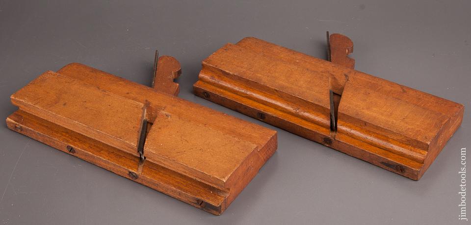 RARE Size! 3/8 inch FENCED! Drop Leaf Table Joint Plane Set by PHOENIX COMPANY circa 1849-53 EXTRA FINE+ - 82762U