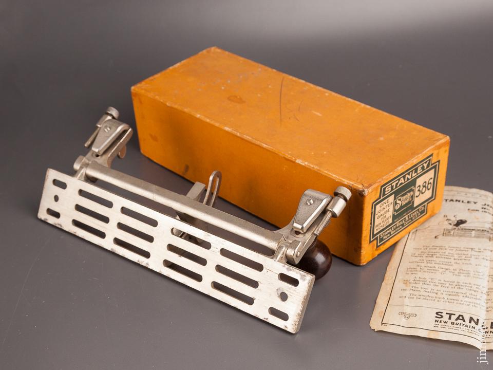 STANLEY No. 386 Jointer Gauge MINT in Original Box - 82763