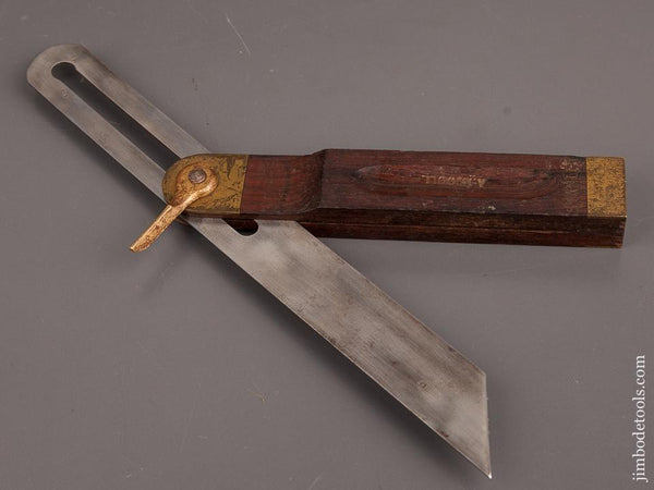 Extra Fine! STANLEY Ten inch Rosewood and Brass Bevel SWEETHEART - 82774