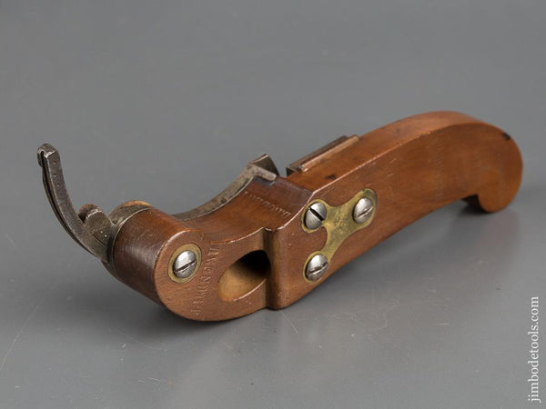 Crisp EXTRA FINE Cormier Wood Coach Maker's Plow Plane by B.G. PARIS - 82780U