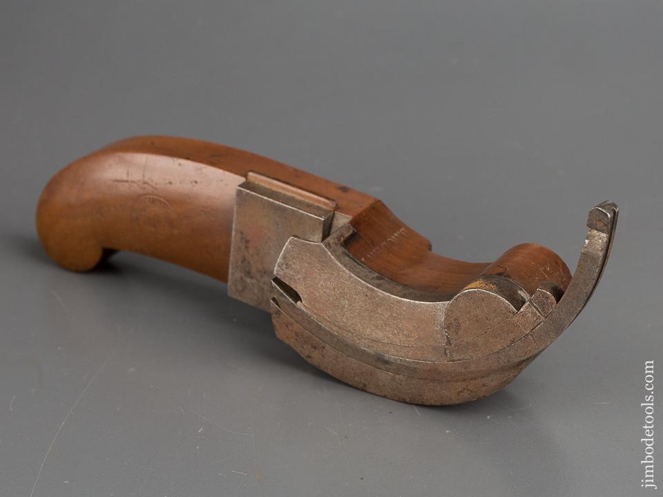 Crisp EXTRA FINE Cormier Wood Coach Maker's Plow Plane by B.G. PARIS - 82780U