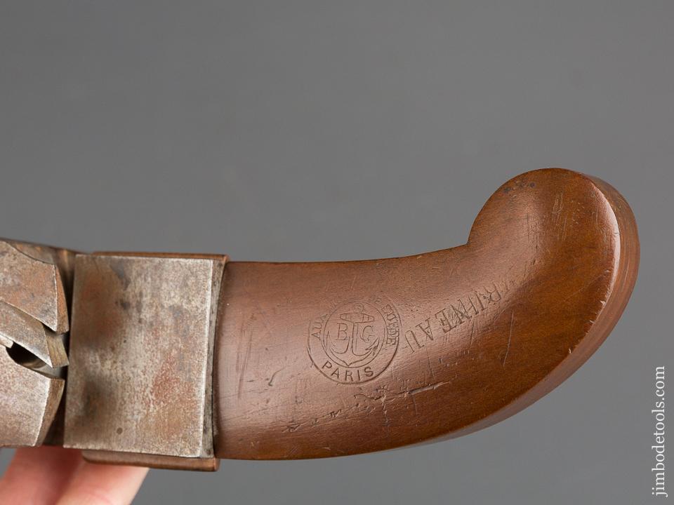 Crisp EXTRA FINE Cormier Wood Coach Maker's Plow Plane by B.G. PARIS - 82780U