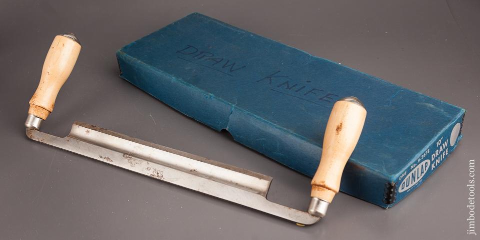 DUNLAP Ten inch Draw Knife in Original Box - 82783