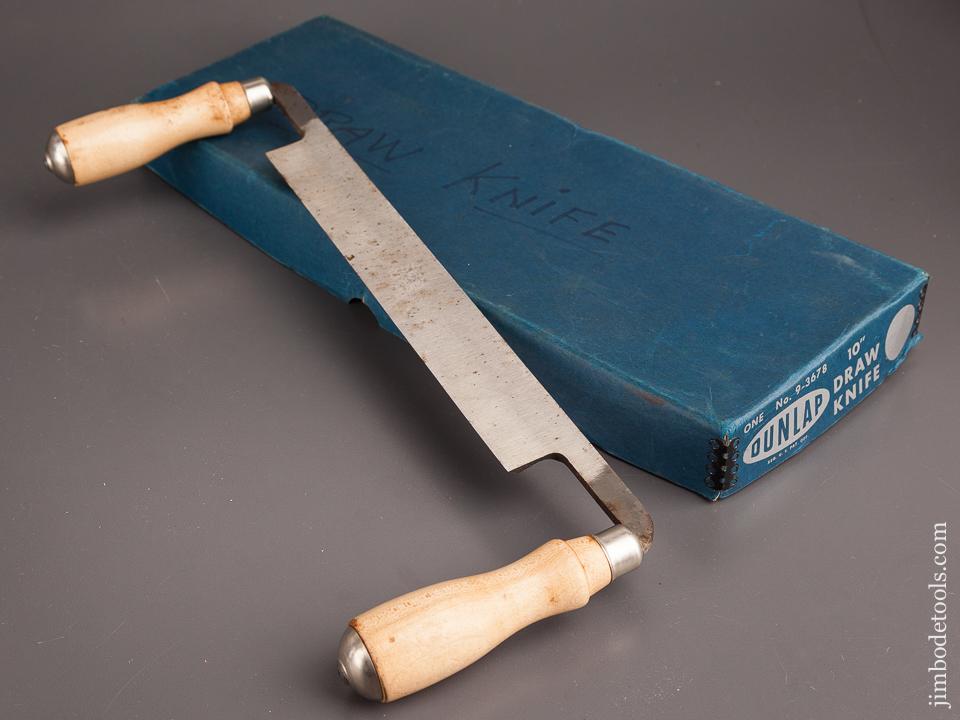 DUNLAP Ten inch Draw Knife in Original Box - 82783
