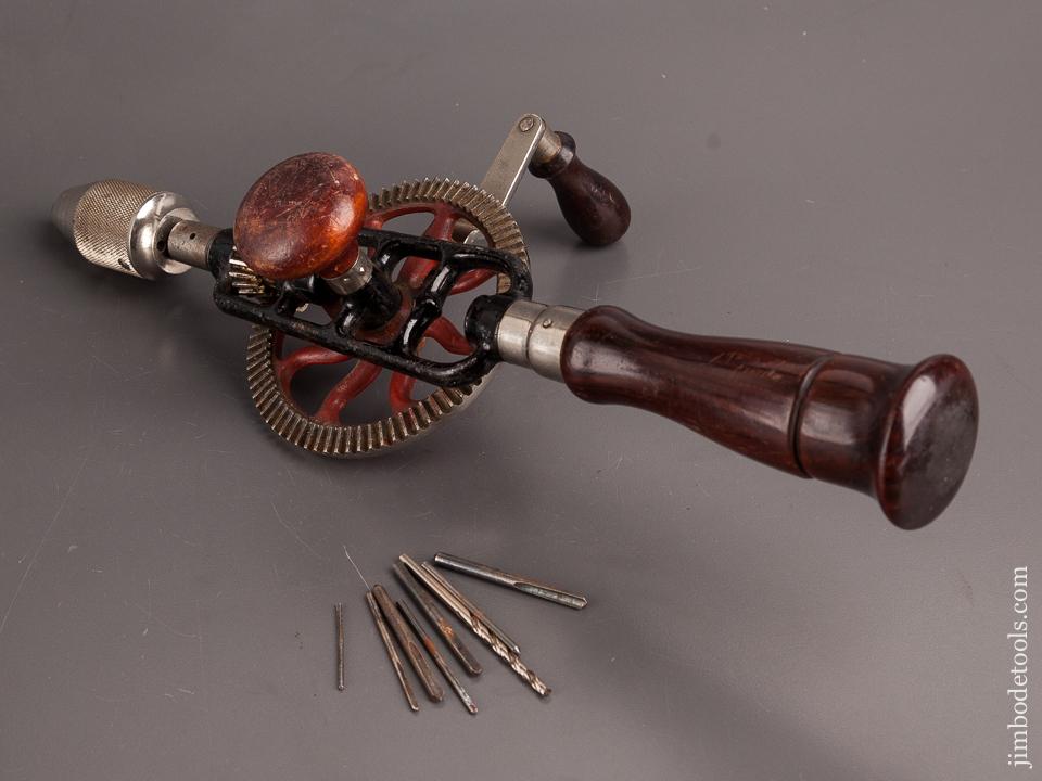 MILLERS FALLS No. 2 Egg Beater Hand Drill with Eight Bits - -82788