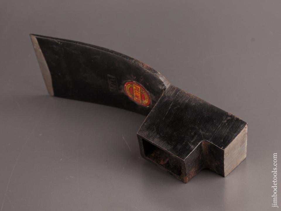 Dead MINT 3 5/8 x 9 inch PLUMB Adze with Decal - 82790