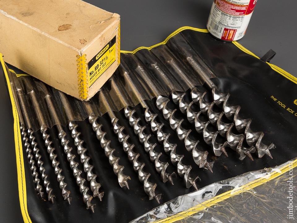 Unused! STANLEY No. RD 32 1/2 inch Auger Bit Set MINT in Original Box - 82797