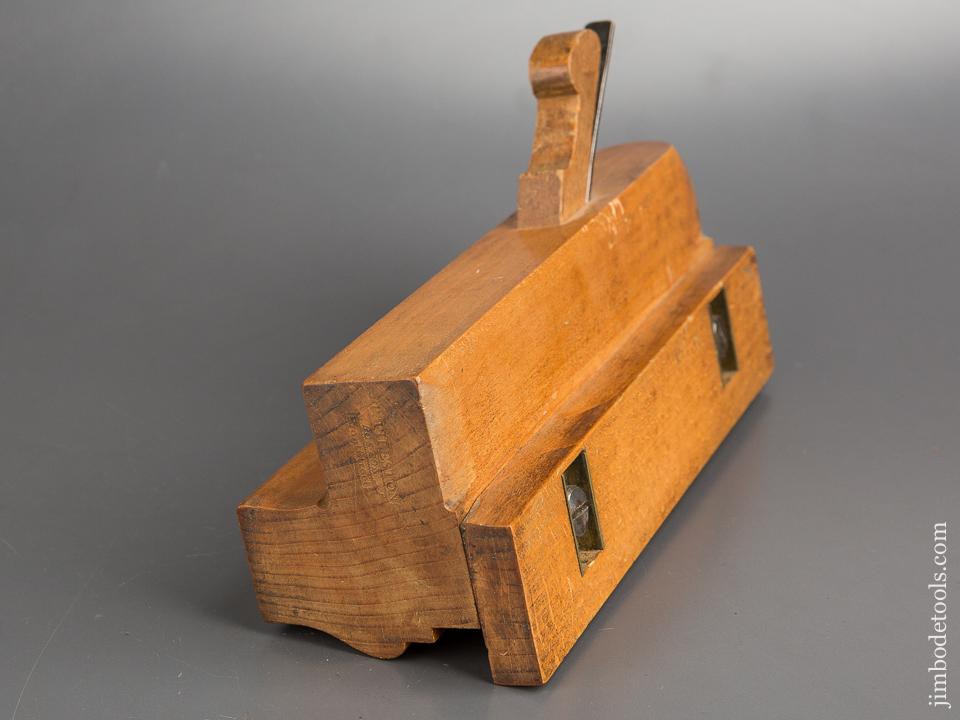 Extra Fine! T. TILLESTON BOSTON FRONT STREET Crispy Complex Molding Plane with Adjustable Fence circa 1802-66 NEAR MINT -82835