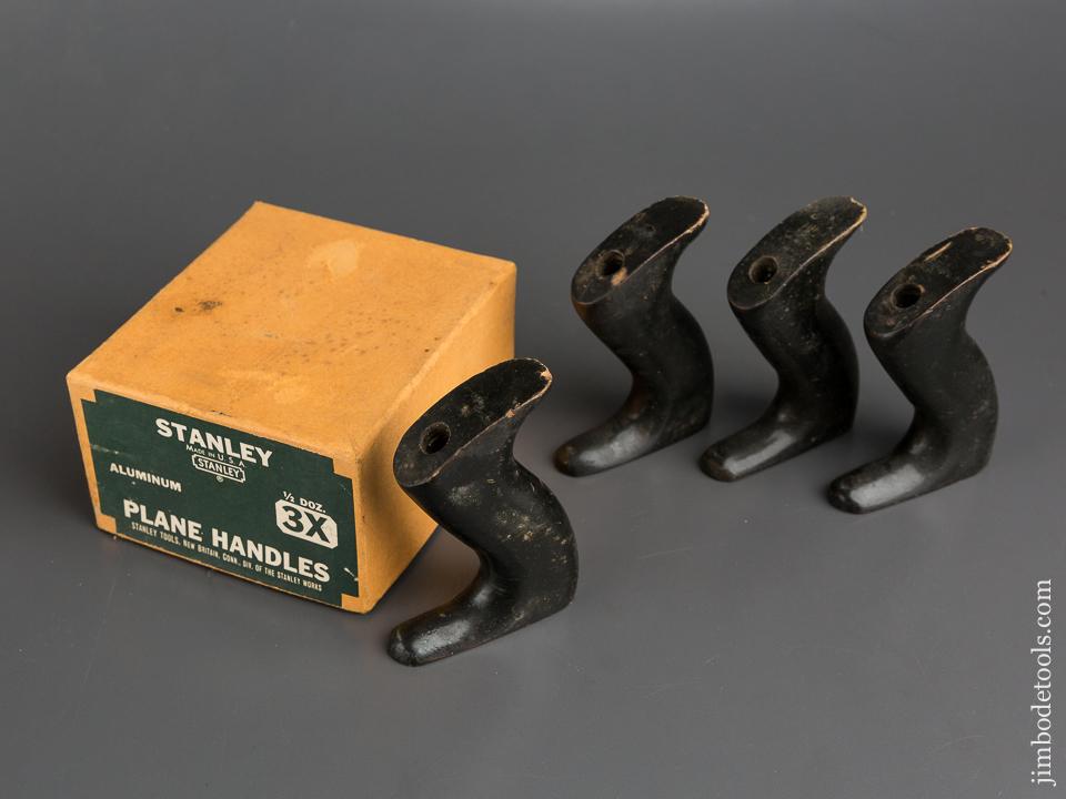 Four Hardwood STANLEY No. 3X Plane Handles in Box for Aluminum Handles - 82866