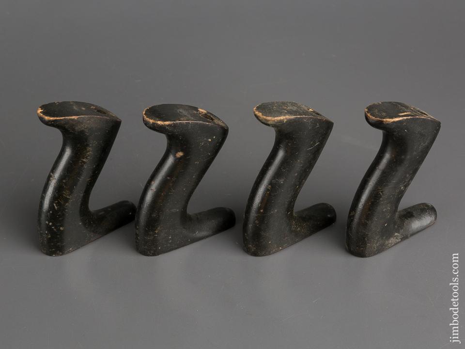 Four Hardwood STANLEY No. 3X Plane Handles in Box for Aluminum Handles - 82866