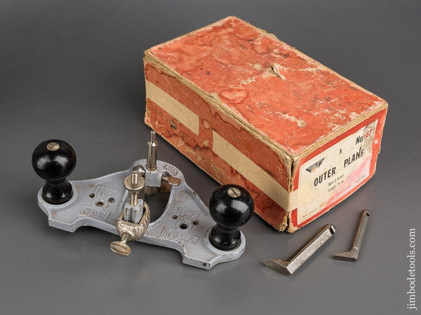 MILLERS FALLS No. 61 Router Plane 100% COMPLETE in Original Box - 82875