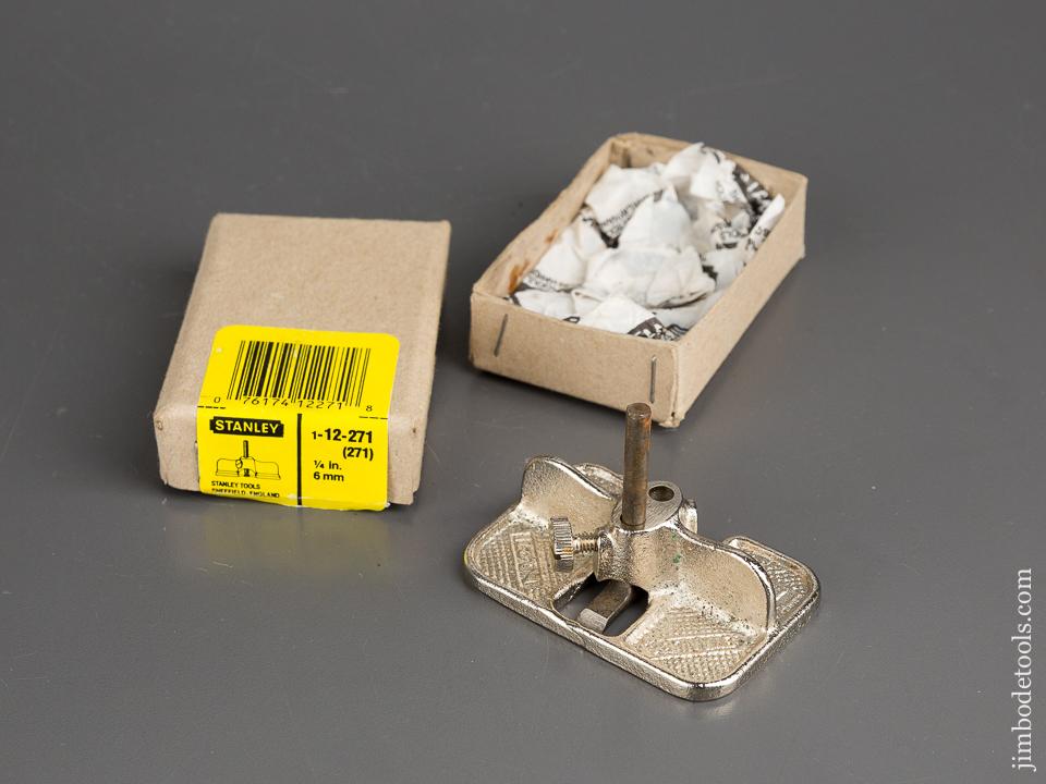 STANLEY No. 271 Miniature Router Plane MINT in Original Box - 82876
