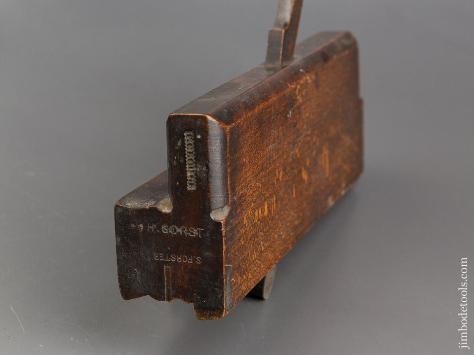 1 3/4 inch Wide T. CLOUGH MANCHESTER Crispy Complex Moulding Plane circa 1828 GOOD+ - 82903