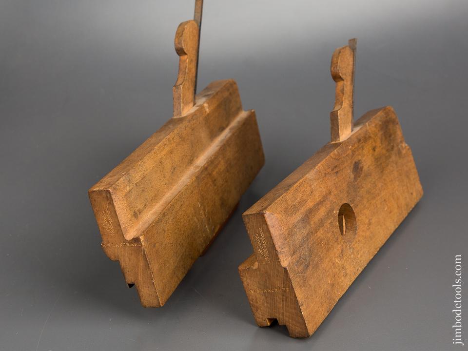 Pair of HIELDS NOTTINGHAM Tongue & Groove Planes circa 1830-81 FINE - 82903