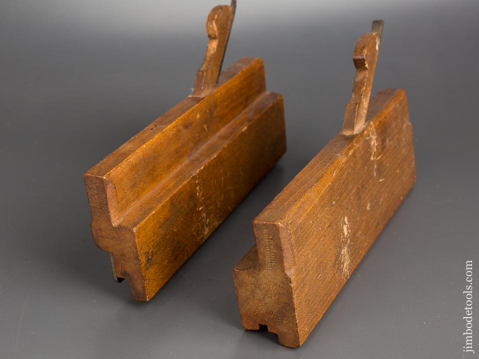 Pair of Tongue & Groove Moulding Planes by ARTHUR EDIBURGH circa 1793-1844 FINE - 82910