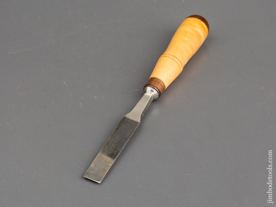 One BUCK BROTHERS No. 4 Handled 5/8 x 8 1/4 inch Butt Chisel MINT in Original Box - 82917