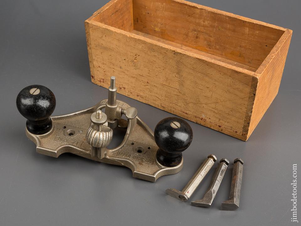 100% Complete STANLEY No. 71 Router Plane in Box - 82930