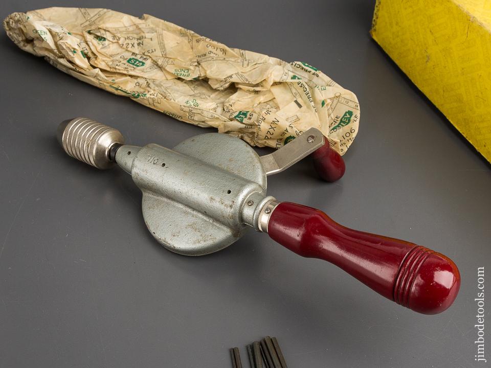 STANLEY 100 PLUS No. 1611 Hand Drill MINT in Original Box - 82931