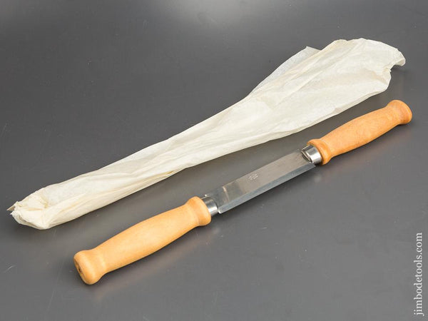Four inch ERIK FROST MORA SWEDEN Straight Draw Knife DEAD MINT in Original Wrapper - 82944