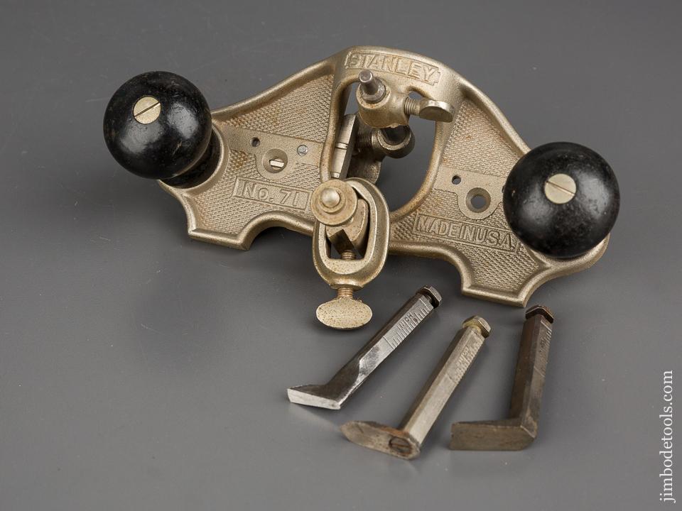 100% Complete STANLEY No. 71 Router Plane - 82950