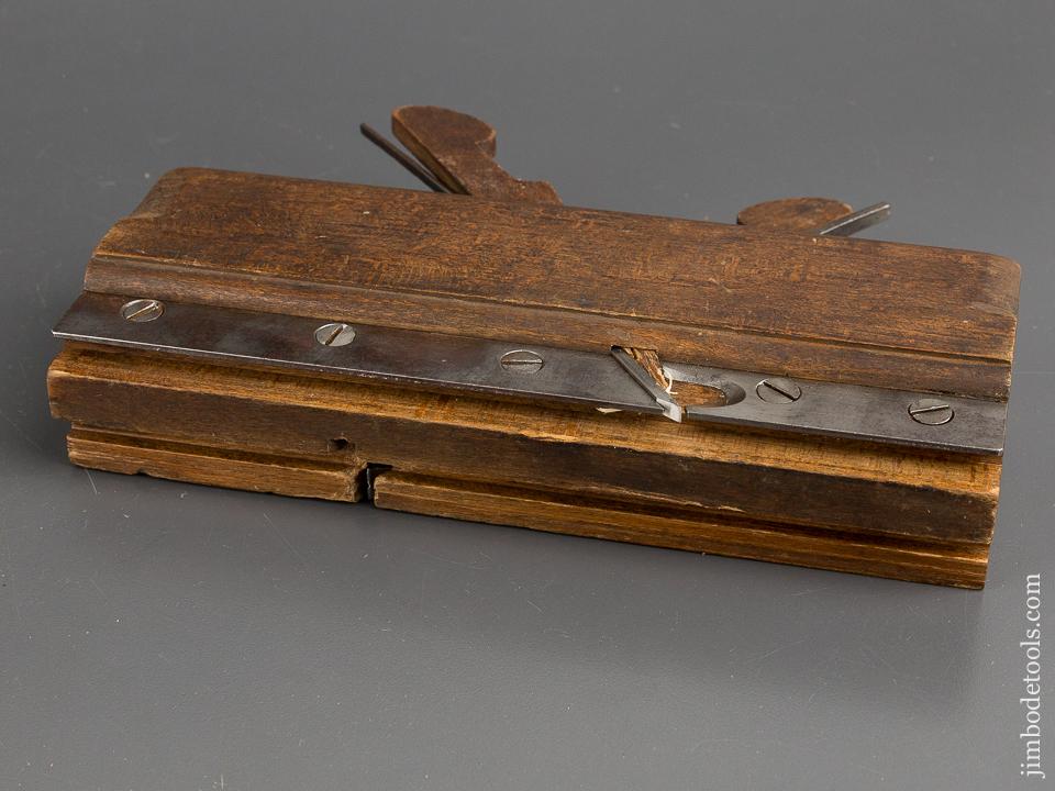 Dual Marked 1/2 inch Tongue & Groove Molding Plane J. DONALDSON J. HALL ST. LOUIS MO circa 1842-54 FINE - 82960