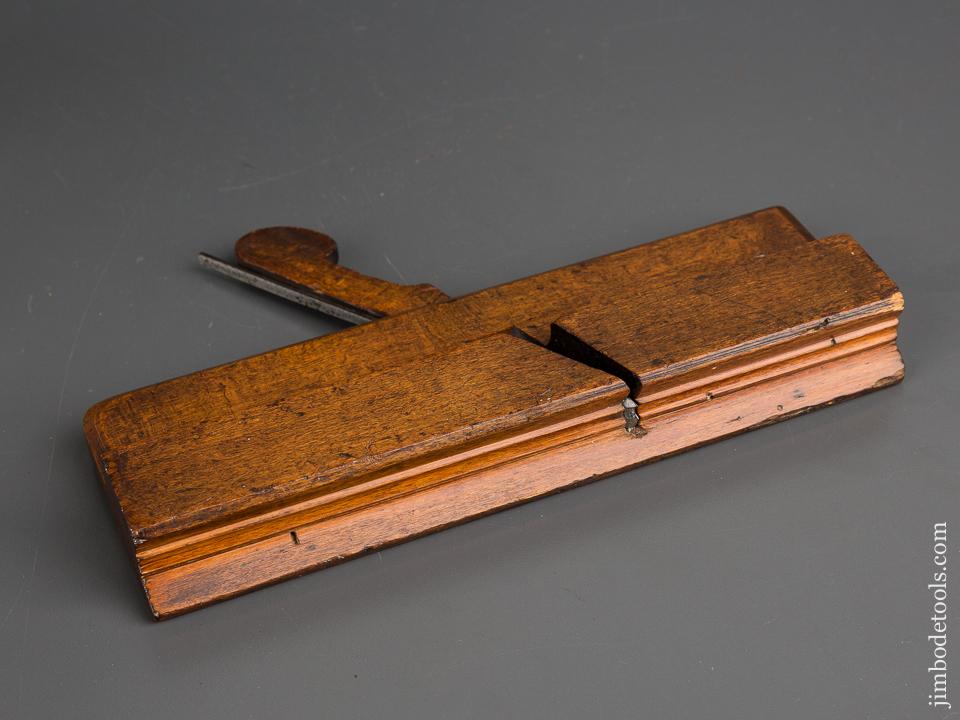 1 1/8 inch Wide NELSON Complex Moulding Plane circa 1750-83 GOOD+ - 82965