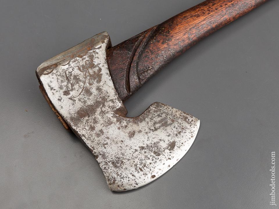 Gorgeous European Double Bevel Axe Dated 1812! - 82983U
