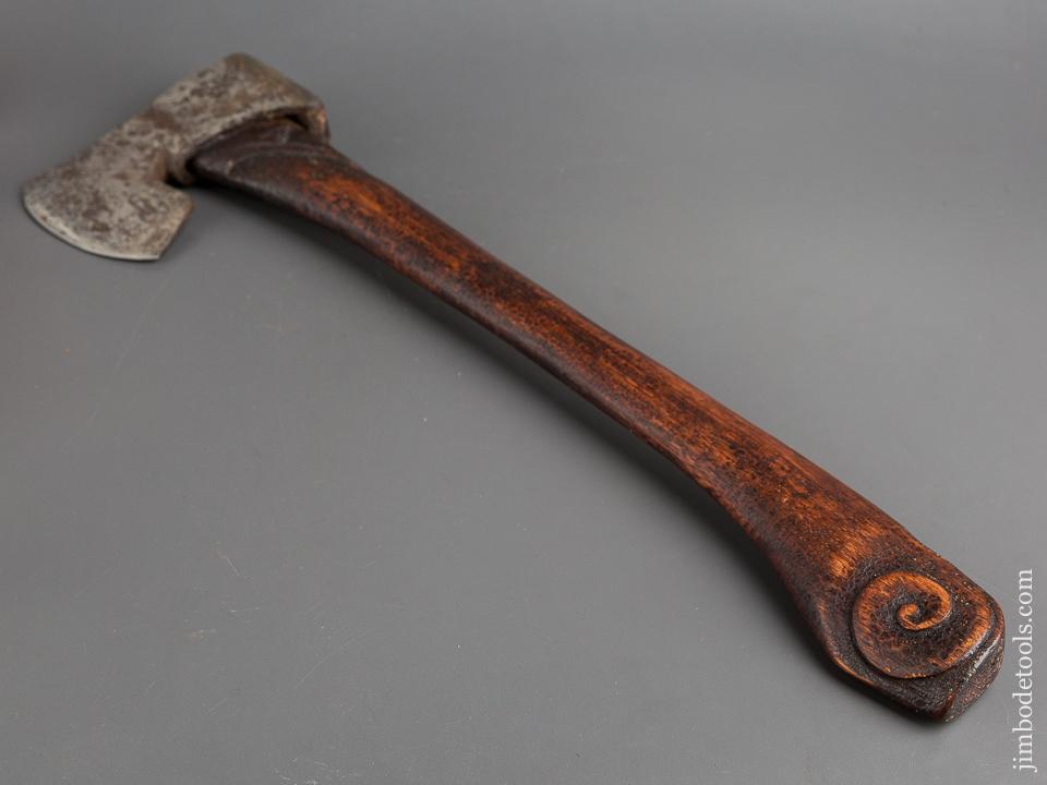 Gorgeous European Double Bevel Axe Dated 1812! - 82983U