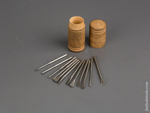 RARE Set of Twelve Old Timey Bits in Box - 83004 – Jim Bode Tools