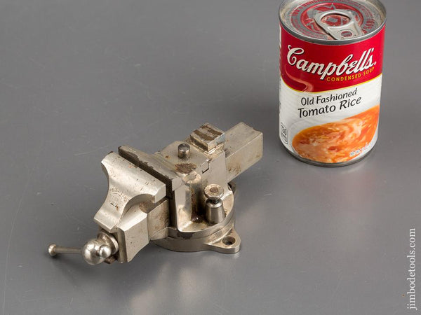 HALL & COOK Patent February 6, 1877 PRENTISS VISE CO NY Nickel Plated Vise - 83006