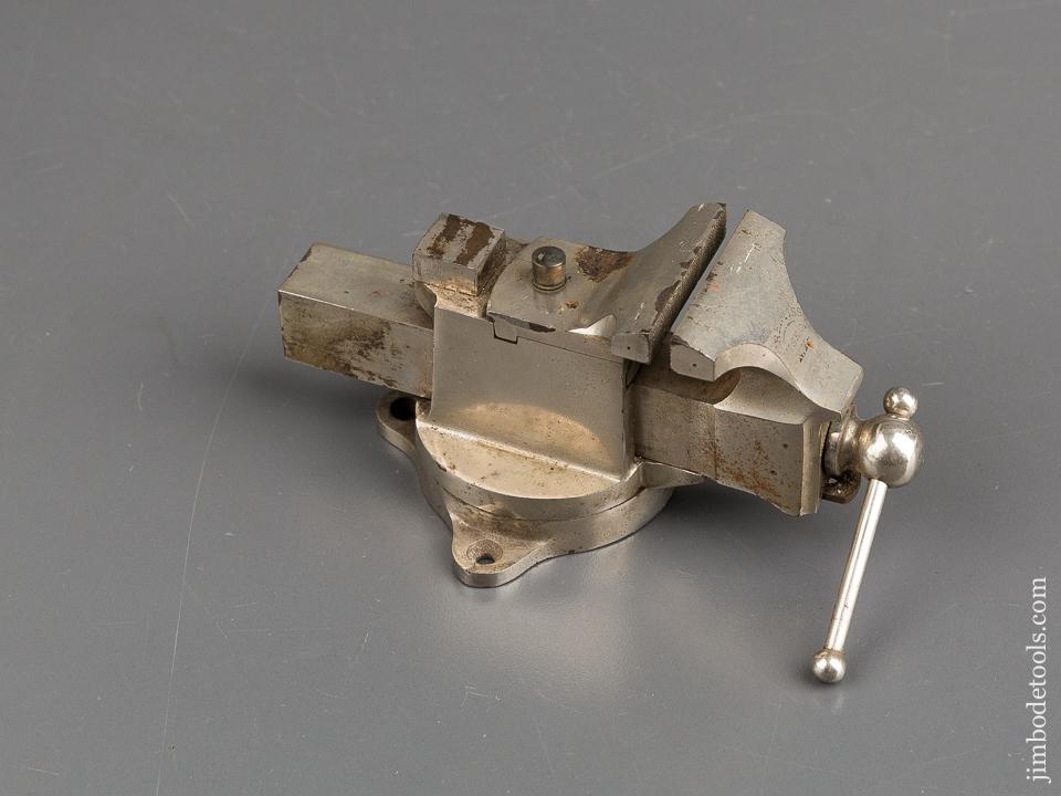 HALL & COOK Patent February 6, 1877 PRENTISS VISE CO NY Nickel Plated Vise - 83006