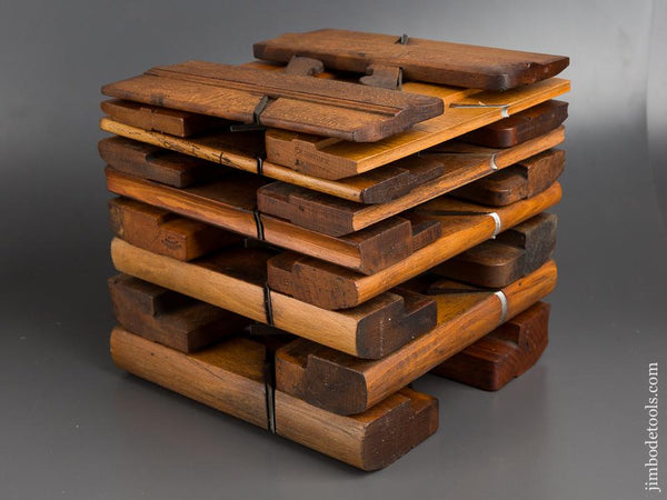 Complete Harlequin Set of 18 Hollows & Rounds Molding Planes - 83011