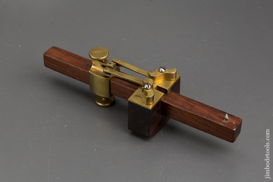 EXTRA FINE 8 1/2 inch BLAISDELL Patent July 23, 1868 Rosewood & Brass Marking Gauge - 83024